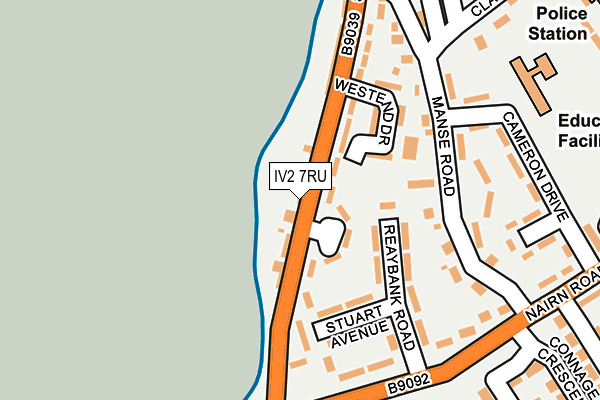 IV2 7RU map - OS OpenMap – Local (Ordnance Survey)