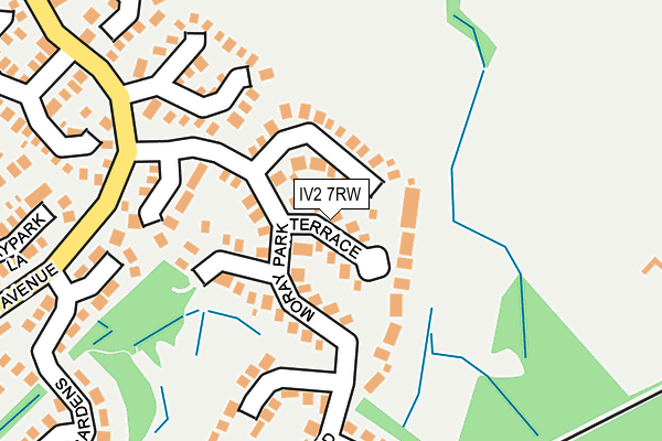 IV2 7RW map - OS OpenMap – Local (Ordnance Survey)