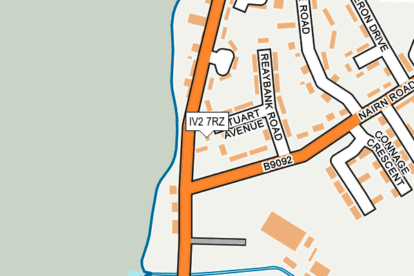 IV2 7RZ map - OS OpenMap – Local (Ordnance Survey)