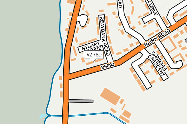 IV2 7SD map - OS OpenMap – Local (Ordnance Survey)