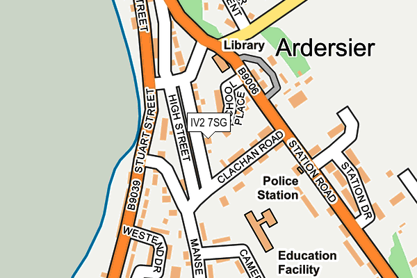 IV2 7SG map - OS OpenMap – Local (Ordnance Survey)