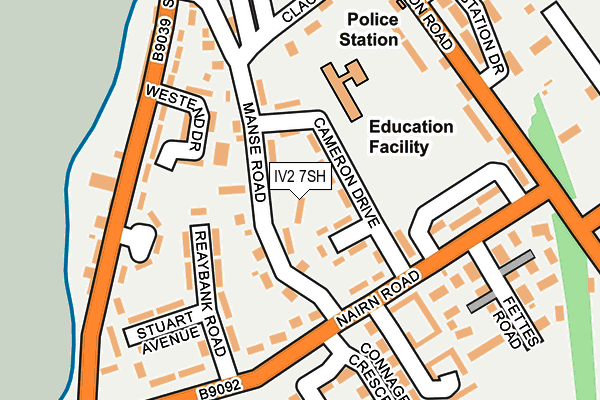 IV2 7SH map - OS OpenMap – Local (Ordnance Survey)