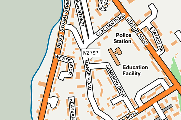 IV2 7SP map - OS OpenMap – Local (Ordnance Survey)