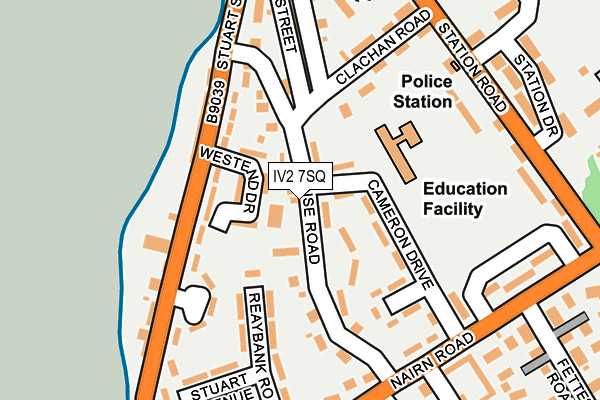 IV2 7SQ map - OS OpenMap – Local (Ordnance Survey)