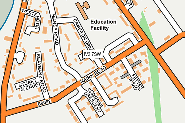 IV2 7SW map - OS OpenMap – Local (Ordnance Survey)