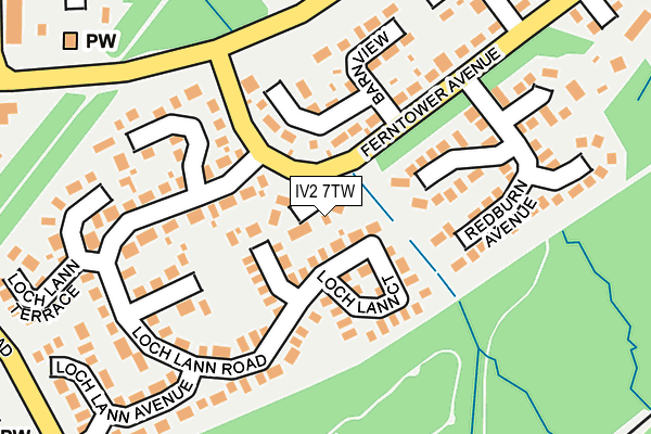 IV2 7TW map - OS OpenMap – Local (Ordnance Survey)