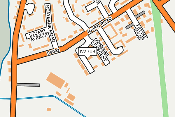 IV2 7UB map - OS OpenMap – Local (Ordnance Survey)