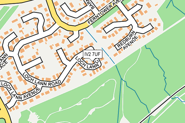 IV2 7UF map - OS OpenMap – Local (Ordnance Survey)