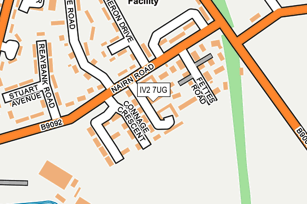 IV2 7UG map - OS OpenMap – Local (Ordnance Survey)