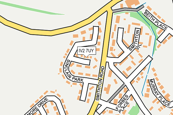 IV2 7UY map - OS OpenMap – Local (Ordnance Survey)