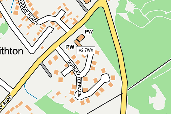 IV2 7WX map - OS OpenMap – Local (Ordnance Survey)