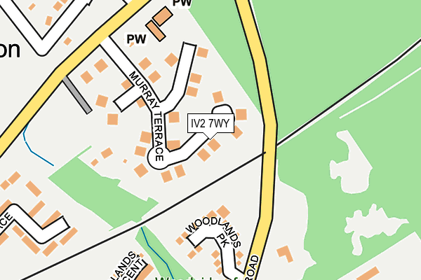 IV2 7WY map - OS OpenMap – Local (Ordnance Survey)