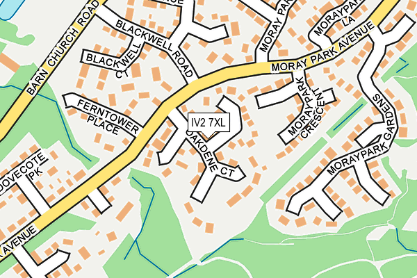IV2 7XL map - OS OpenMap – Local (Ordnance Survey)