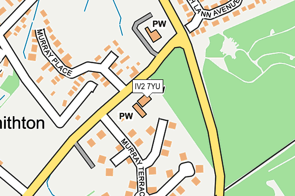 IV2 7YU map - OS OpenMap – Local (Ordnance Survey)