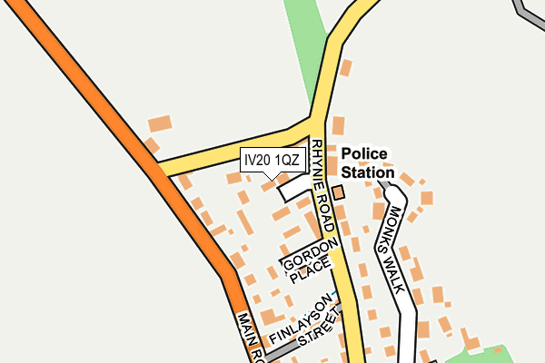 IV20 1QZ map - OS OpenMap – Local (Ordnance Survey)