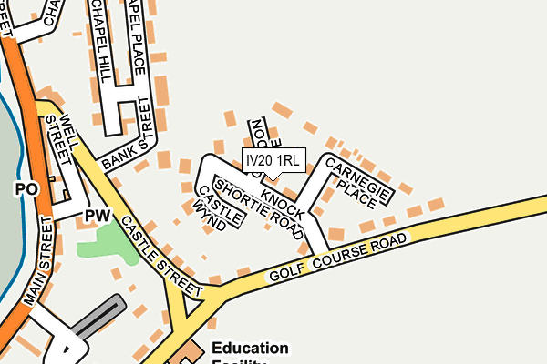 IV20 1RL map - OS OpenMap – Local (Ordnance Survey)