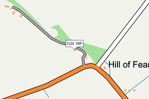 IV20 1RP map - OS OpenMap – Local (Ordnance Survey)