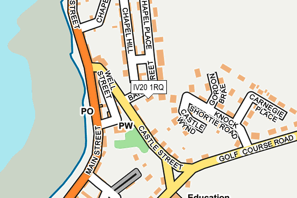 IV20 1RQ map - OS OpenMap – Local (Ordnance Survey)