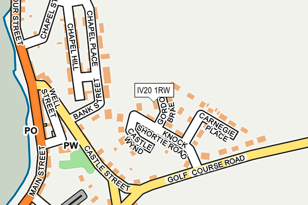 IV20 1RW map - OS OpenMap – Local (Ordnance Survey)