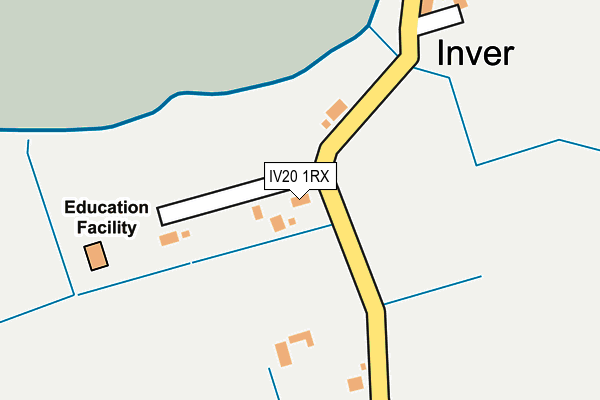 IV20 1RX map - OS OpenMap – Local (Ordnance Survey)