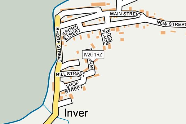 IV20 1RZ map - OS OpenMap – Local (Ordnance Survey)