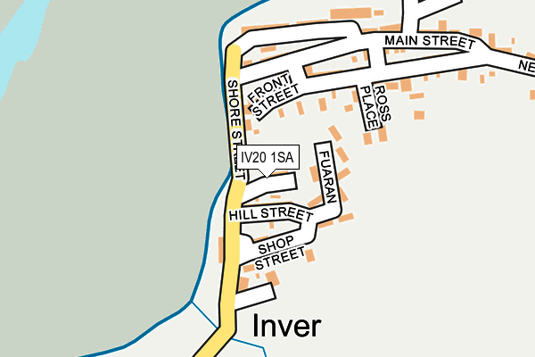 IV20 1SA map - OS OpenMap – Local (Ordnance Survey)