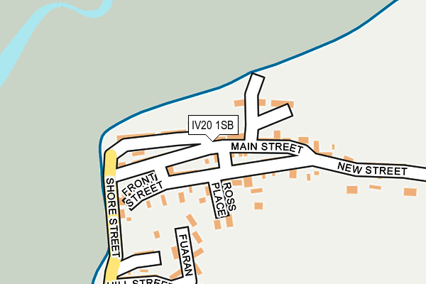 IV20 1SB map - OS OpenMap – Local (Ordnance Survey)