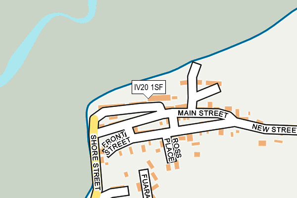 IV20 1SF map - OS OpenMap – Local (Ordnance Survey)