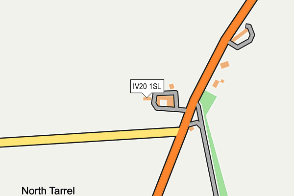 IV20 1SL map - OS OpenMap – Local (Ordnance Survey)