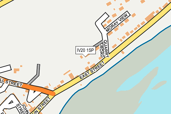 IV20 1SP map - OS OpenMap – Local (Ordnance Survey)