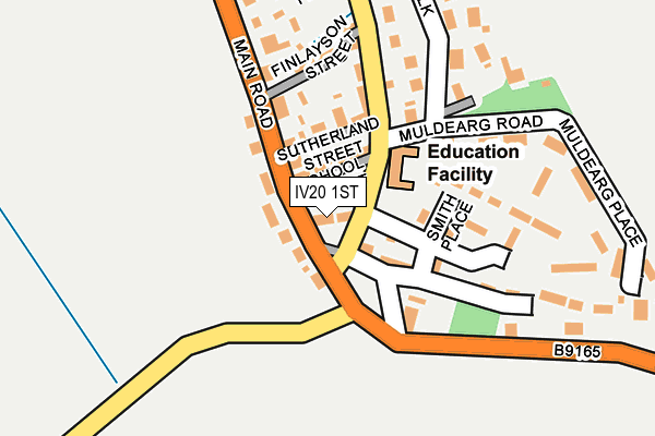 IV20 1ST map - OS OpenMap – Local (Ordnance Survey)