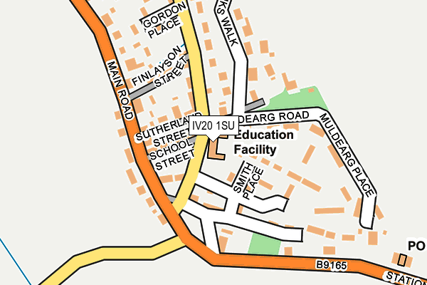 IV20 1SU map - OS OpenMap – Local (Ordnance Survey)
