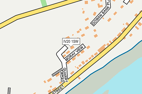 IV20 1SW map - OS OpenMap – Local (Ordnance Survey)