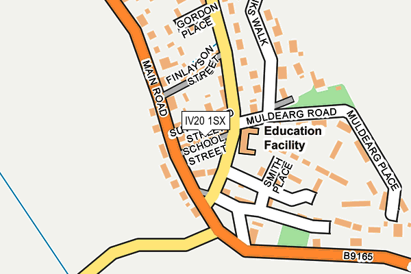 IV20 1SX map - OS OpenMap – Local (Ordnance Survey)