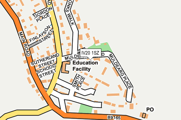 IV20 1SZ map - OS OpenMap – Local (Ordnance Survey)