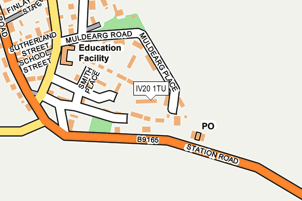 IV20 1TU map - OS OpenMap – Local (Ordnance Survey)