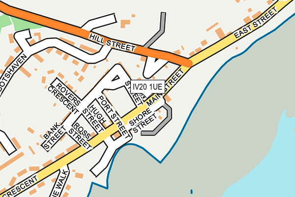 IV20 1UE map - OS OpenMap – Local (Ordnance Survey)