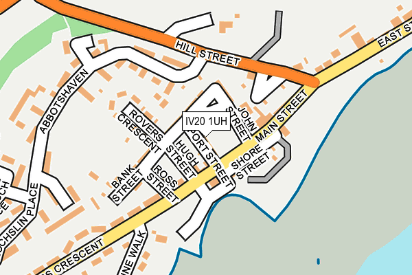 IV20 1UH map - OS OpenMap – Local (Ordnance Survey)