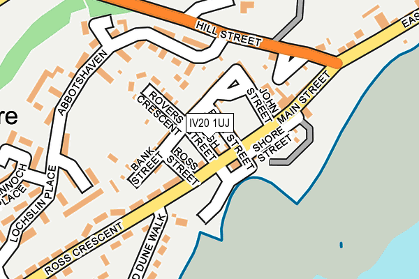 IV20 1UJ map - OS OpenMap – Local (Ordnance Survey)