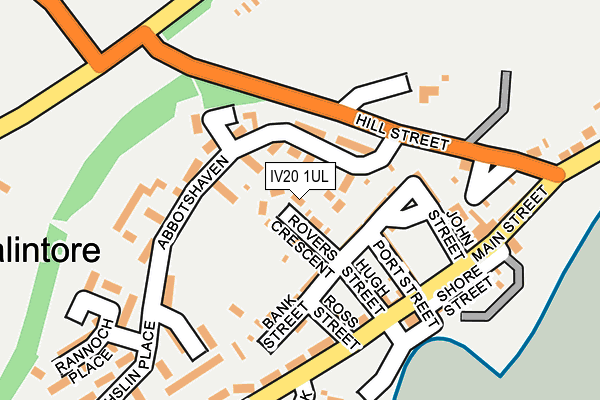 IV20 1UL map - OS OpenMap – Local (Ordnance Survey)