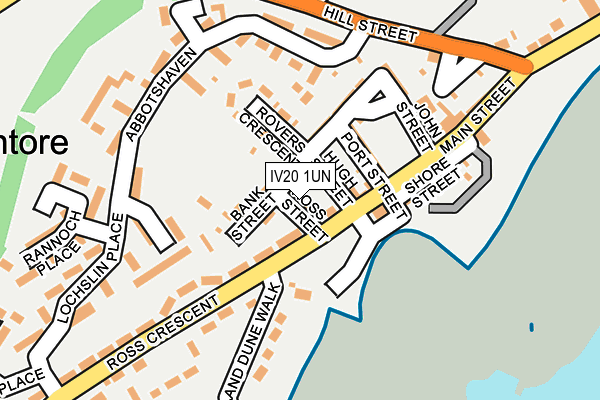 IV20 1UN map - OS OpenMap – Local (Ordnance Survey)