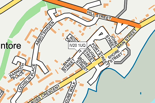 IV20 1UQ map - OS OpenMap – Local (Ordnance Survey)