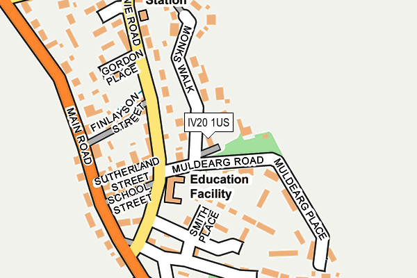 IV20 1US map - OS OpenMap – Local (Ordnance Survey)