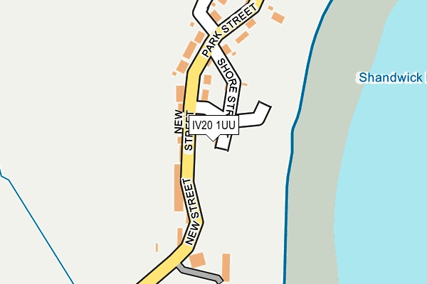 IV20 1UU map - OS OpenMap – Local (Ordnance Survey)