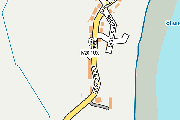 IV20 1UX map - OS OpenMap – Local (Ordnance Survey)