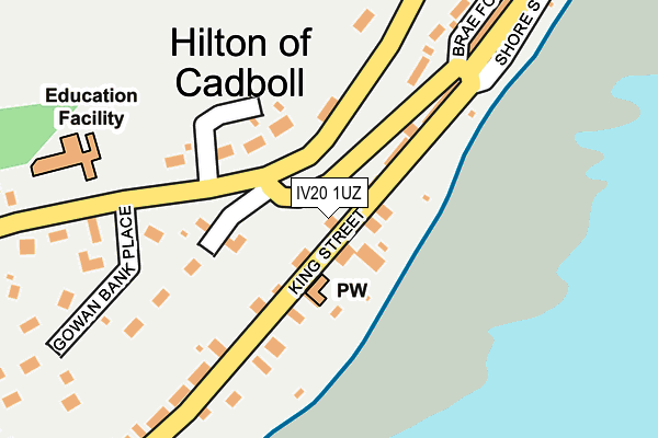 IV20 1UZ map - OS OpenMap – Local (Ordnance Survey)