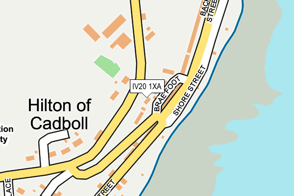 IV20 1XA map - OS OpenMap – Local (Ordnance Survey)