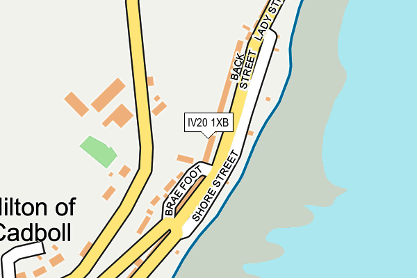 IV20 1XB map - OS OpenMap – Local (Ordnance Survey)