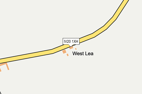 IV20 1XH map - OS OpenMap – Local (Ordnance Survey)