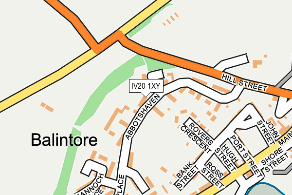 IV20 1XY map - OS OpenMap – Local (Ordnance Survey)